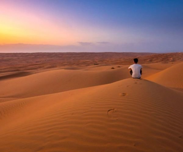 sunset in Salalah