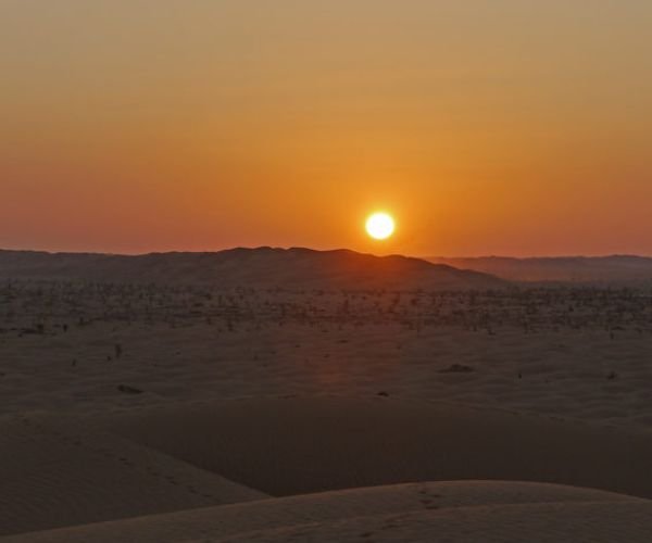 sunset in Salalah