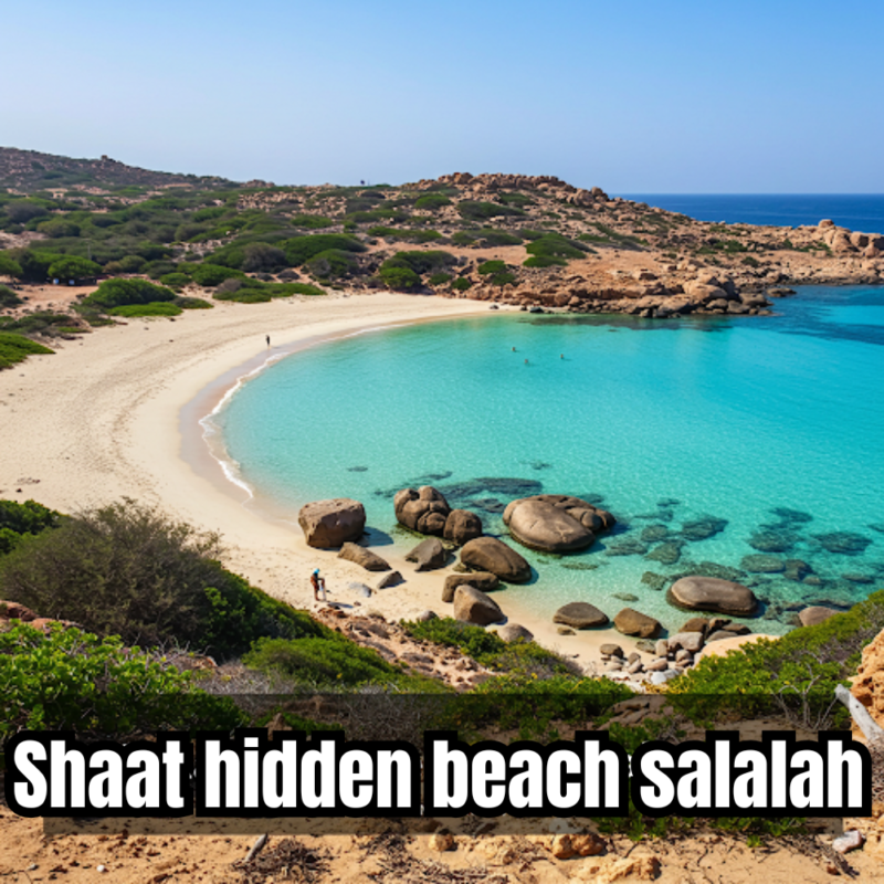 Shaat hidden beach salalah