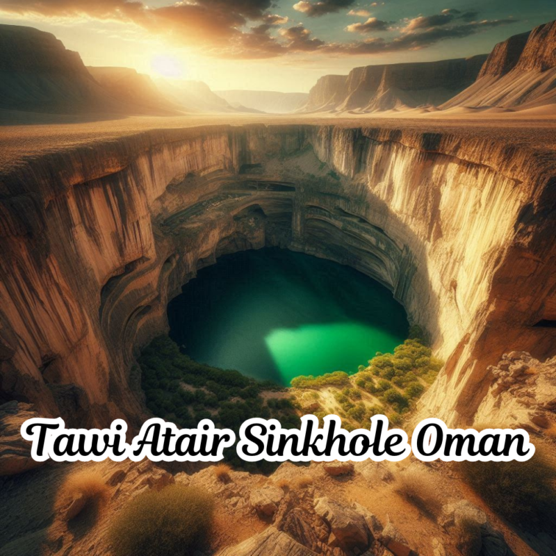 Tawi Atair Sinkhole Oman