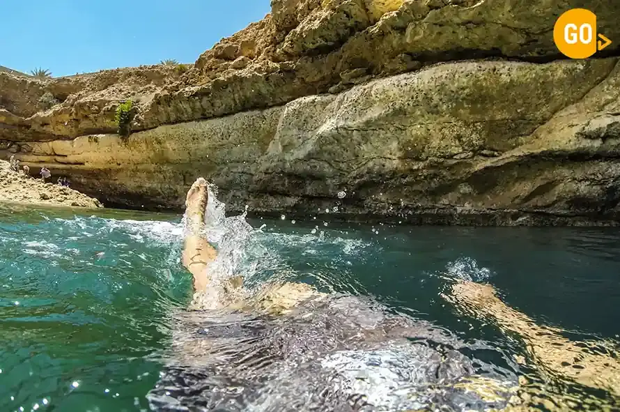 wadi shab day trip from muscat