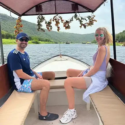Boating on the Lake Wadi Darbat