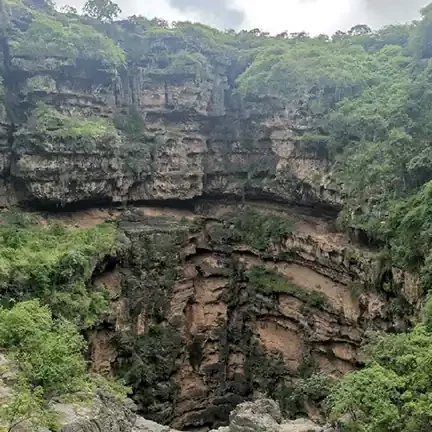 Oman mountain sinkhole Dhofar’s Hidden Natural Wonder